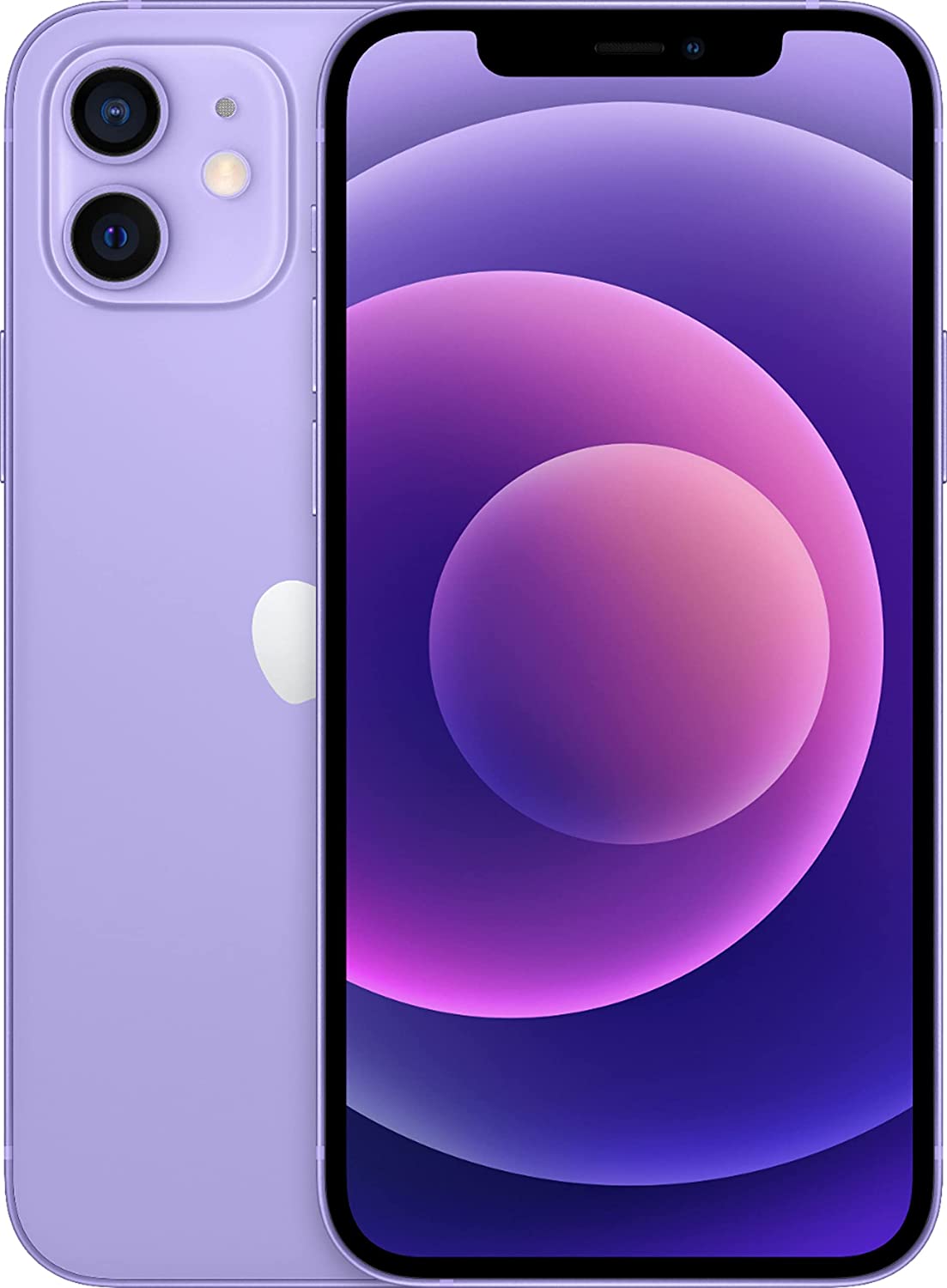 Apple iPhone 12, 64GB, Purple - Unlocked (Renewed)
