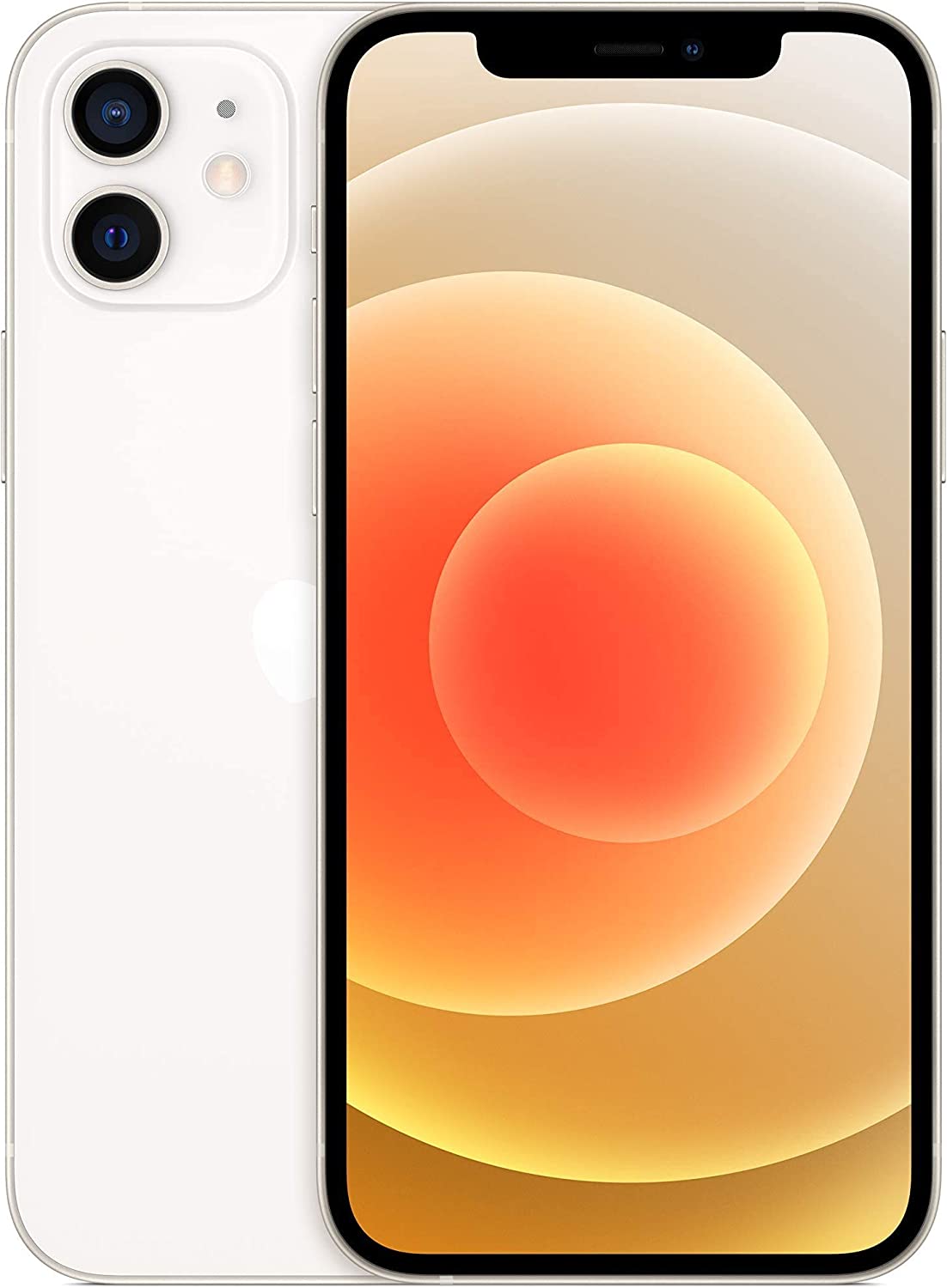 Apple iPhone 12, 64GB, White - Unlocked (Renewed)