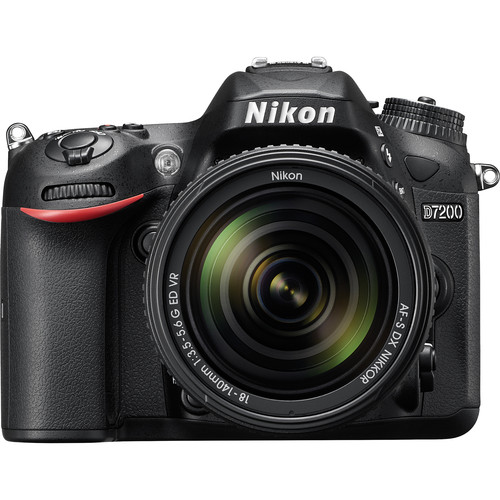  Nikon D7200 DSLR Camera with 18-140mm Lens 