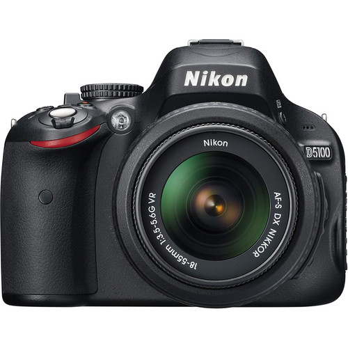  Nikon D5100 Digital SLR Camera With 18-55mm f/3.5-5.6G VR Lens 