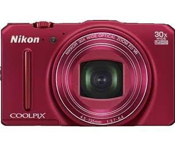 Nikon Coolpix S9700 16.0 MP Compact Digital Camera - Red